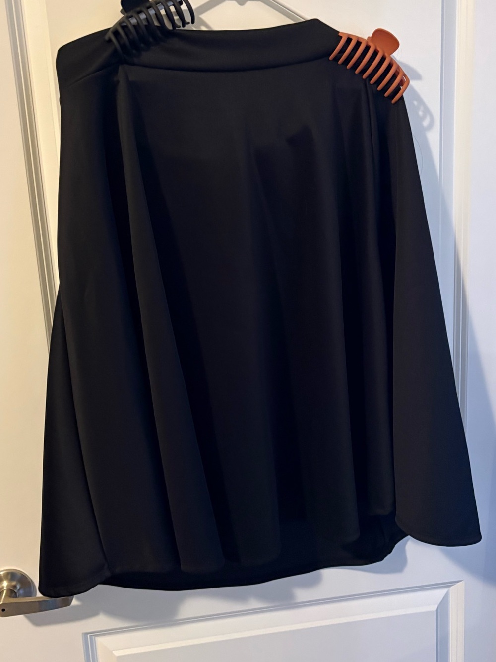 Black Flared Skirt